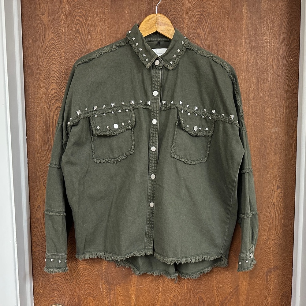 Zara studded overshirt